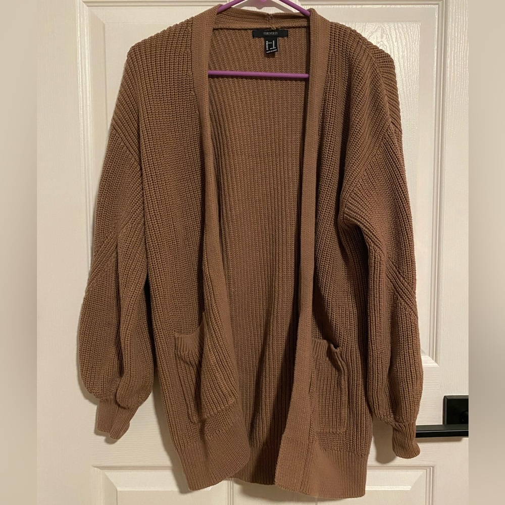 Tan Cardigan